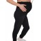 Літні спортивні штани-джогери для вагітних з кишенями Чорні